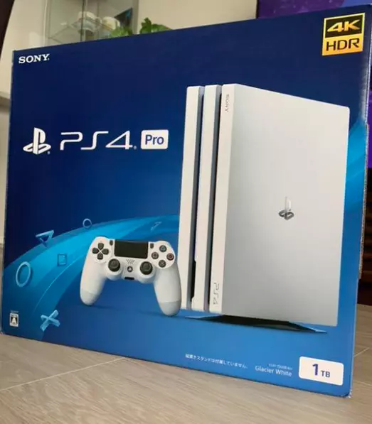 Sony Ps4 Pro Playstation Pro 1TB CUH-7200B White Console Controller  Excellent FS