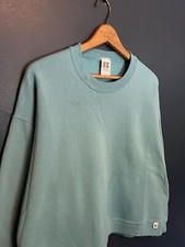 Vintage 90 s Russell Athletic Blue Blank Cotton Crewneck Sz Women s L