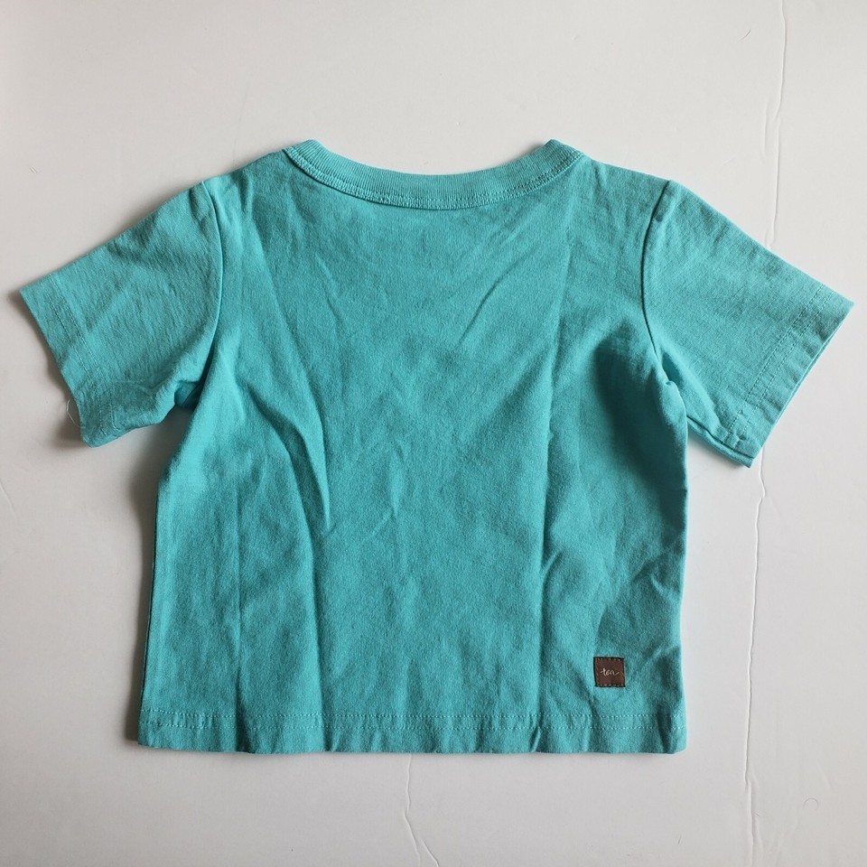 Tea Collection TShirt Baby Boys Girls 69m Panda Blue Graphic Top New eBay