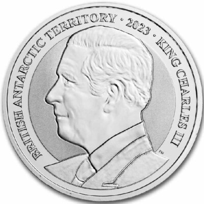 EMPEROR PENGUIN 2023 1 OZ PURE SILVER BULLION COIN – BRITISH