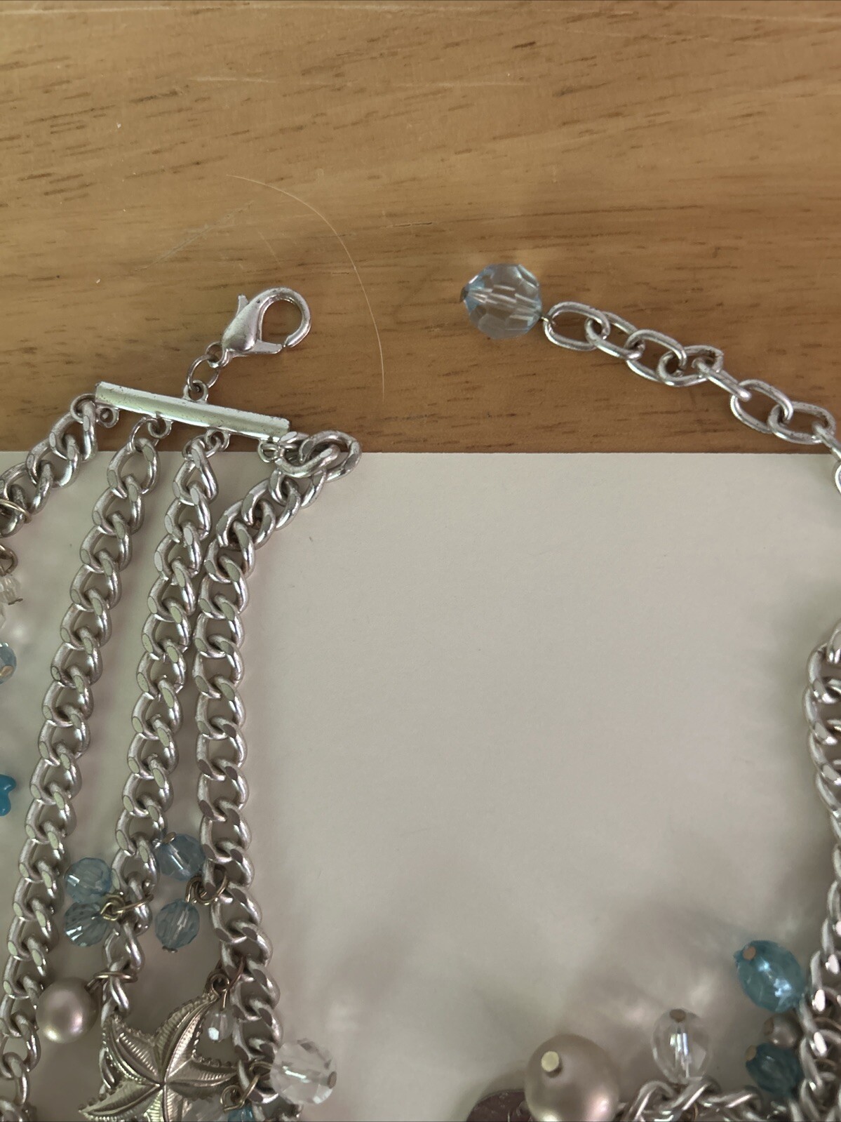 Beach Theme Shells Starfish & Beads Chunky Charm … - image 3