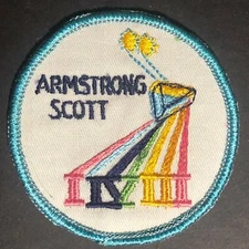 Vintage NASA Gemini 8 VIII Prism Round Embroidered Patch 