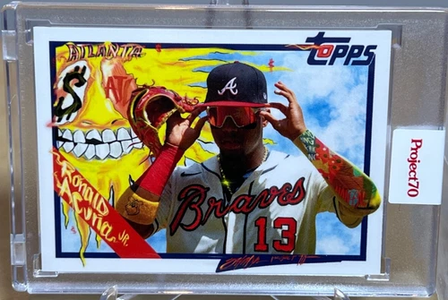 RONALD ACUNA JR * TOPPS 2021 PROJECT 70 x KING SALADEEN CARD #378 ATLANTA BRAVES