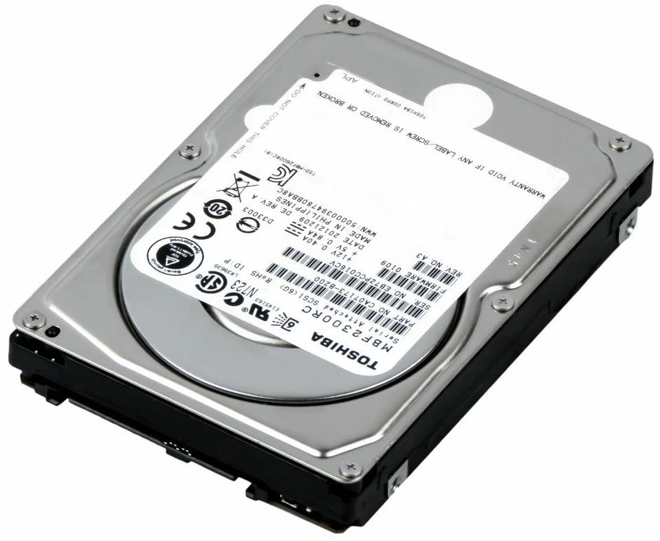 Hard Drive Toshiba 600GB SAS II MBF2300RC Enterprise 16MB 10000RPM 2.5" Inch - Image 3 of 3