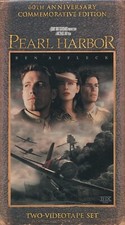 Pearl Harbor VHS, 2001, 2-Tape Set, 60th Anniversary Commemorative Edition 
