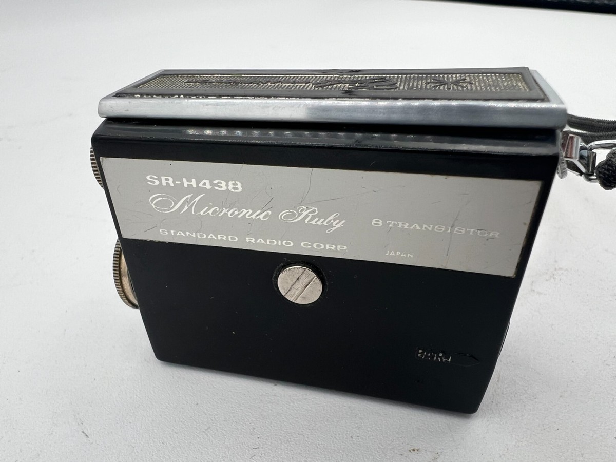 VINTAGE STANDARD MICRONIC RUBY SR-H438 TRANSISTOR RADIO VINTAGE STANDARD MICRONIC RUBY SR-H438 TRANSISTOR RADIO