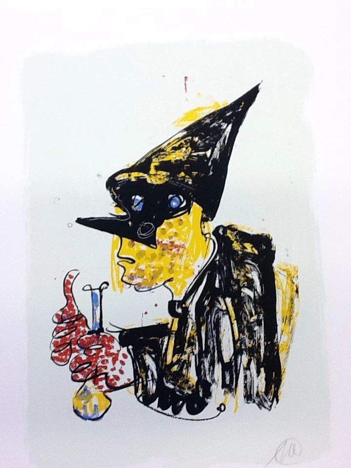 MARKUS LÜPERTZ - Der Medicus, handsigniert und NUMMERIERT!! sehr selten !!! - Bild 2 von 4