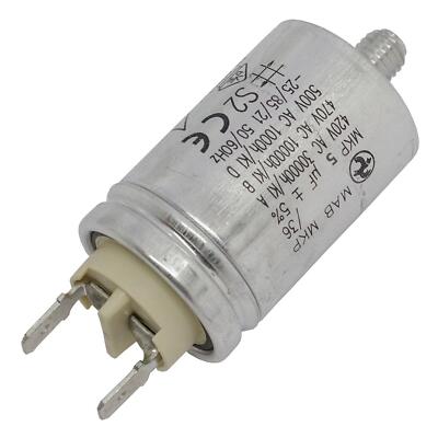 Anlaufkondensator Motorkondensator 5µF 470V 30x58mm Stecker 6,3x0,8mm Hydra MKP-