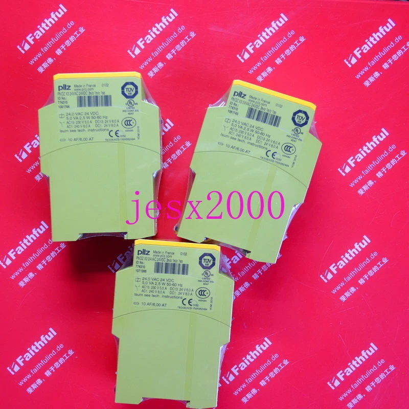 1PC NEW pilz relay PNOZ X3 24VAC 24VDC 3n/o 1n/c 774310 - Image 3 of 4