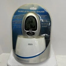 Springfield Precise Temp Wireless Rain Gauge In/Out Temperature Digital NEW