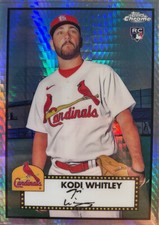 2021 Topps Chrome Platinum Anniversary KODI WHITLEY Prism Refractor RC #92