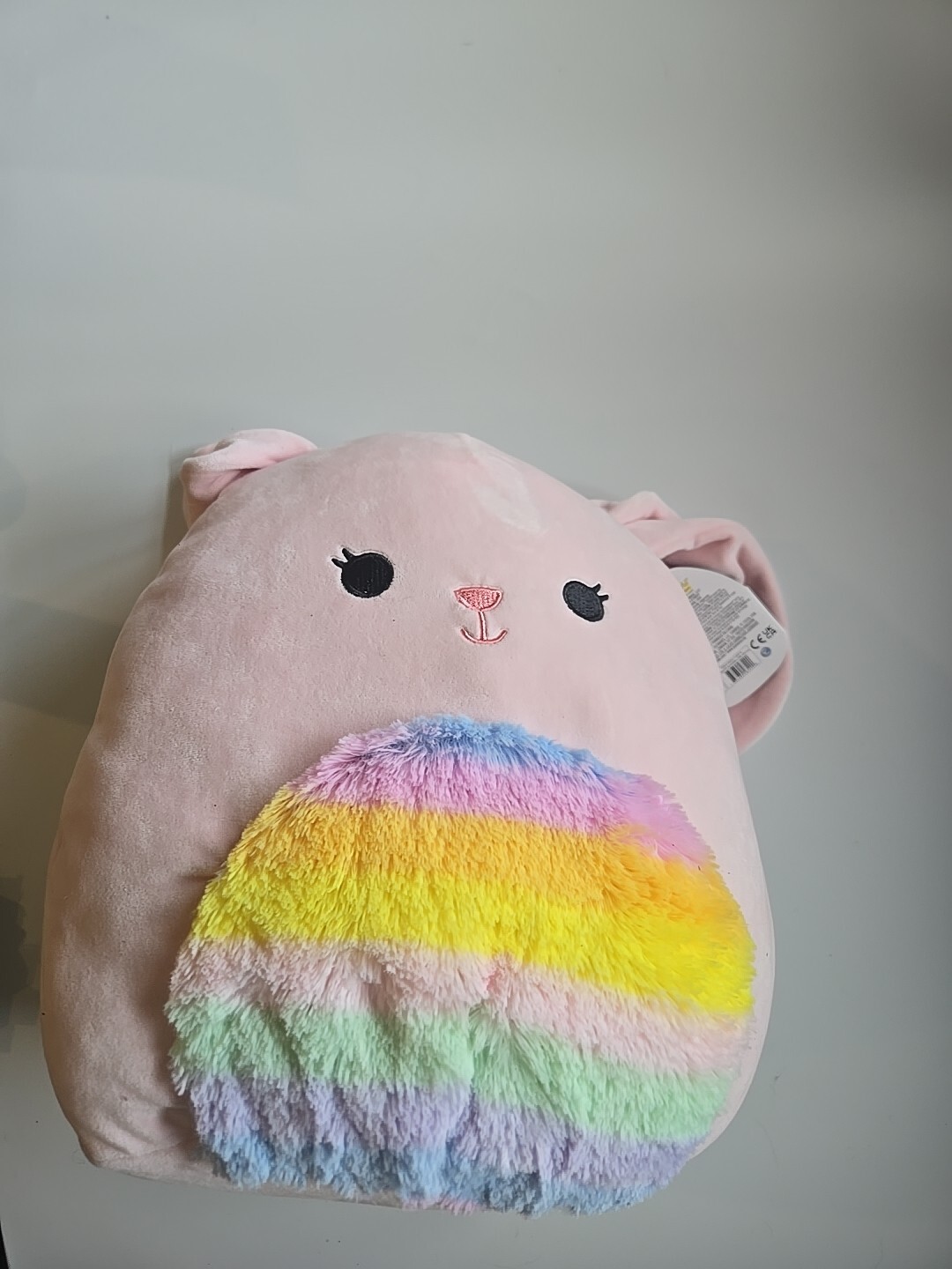 Squishmallows 2022 Easter Danya the Rainbow Bunny Pastel Plush Doll 12