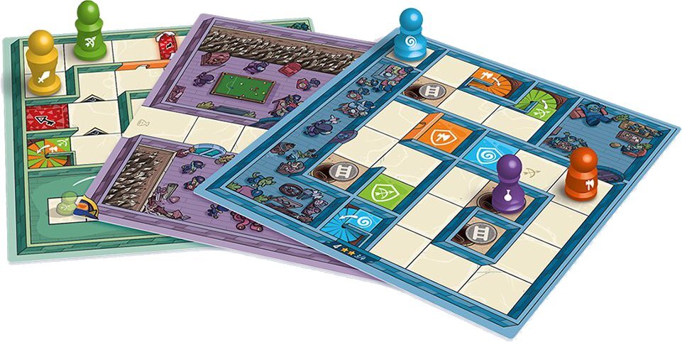 Magic Maze Tower Sit Down! Jeu de Réflexion avec Mécanique de Jeu en Temps Réel