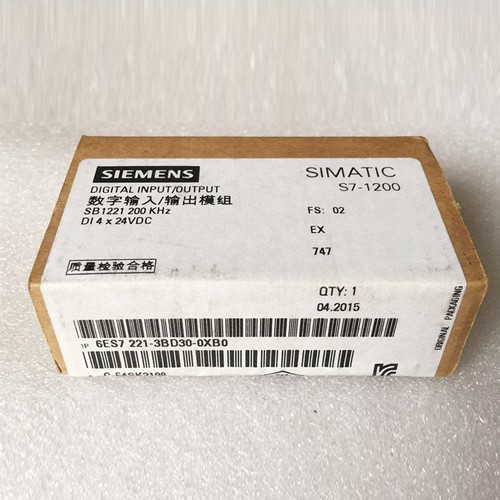 NEW SIEMENS 1PC In Box 6ES7221-3BD30-0XB0 6ES7 221-3BD30-0XB0 ship DHL - Picture 1 of 3