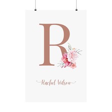 Copy of Personalize Baby Nursery Name Matte Vertical Posters