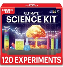 Einstein Box Ultimate Science Kit Experiment 8-14 Yr Chemistry Set STEM Projects