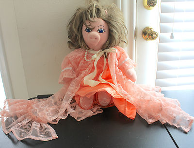 VINTAGE GAYLA GEE MUPPET SHOW 21'' MISS PIGGY