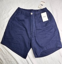 Nautica Vintage 90s Anchor Cutter Men  s Shorts Navy Blue Size Small