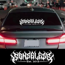 Car Window Banner Sticker Senseless Rear Windshield Racing Vinyl Decals Truck