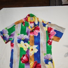 Vintage Jams World Hawaiian Floral Shirt Size M Perfect Condition