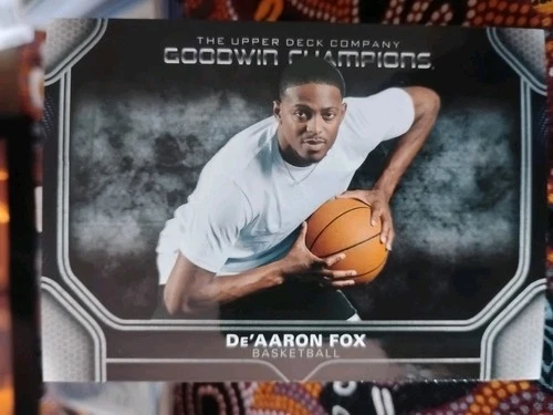 De'Aaron Fox, Horizontal Glossy Black - 2024 Upper Deck Goodwin Champions