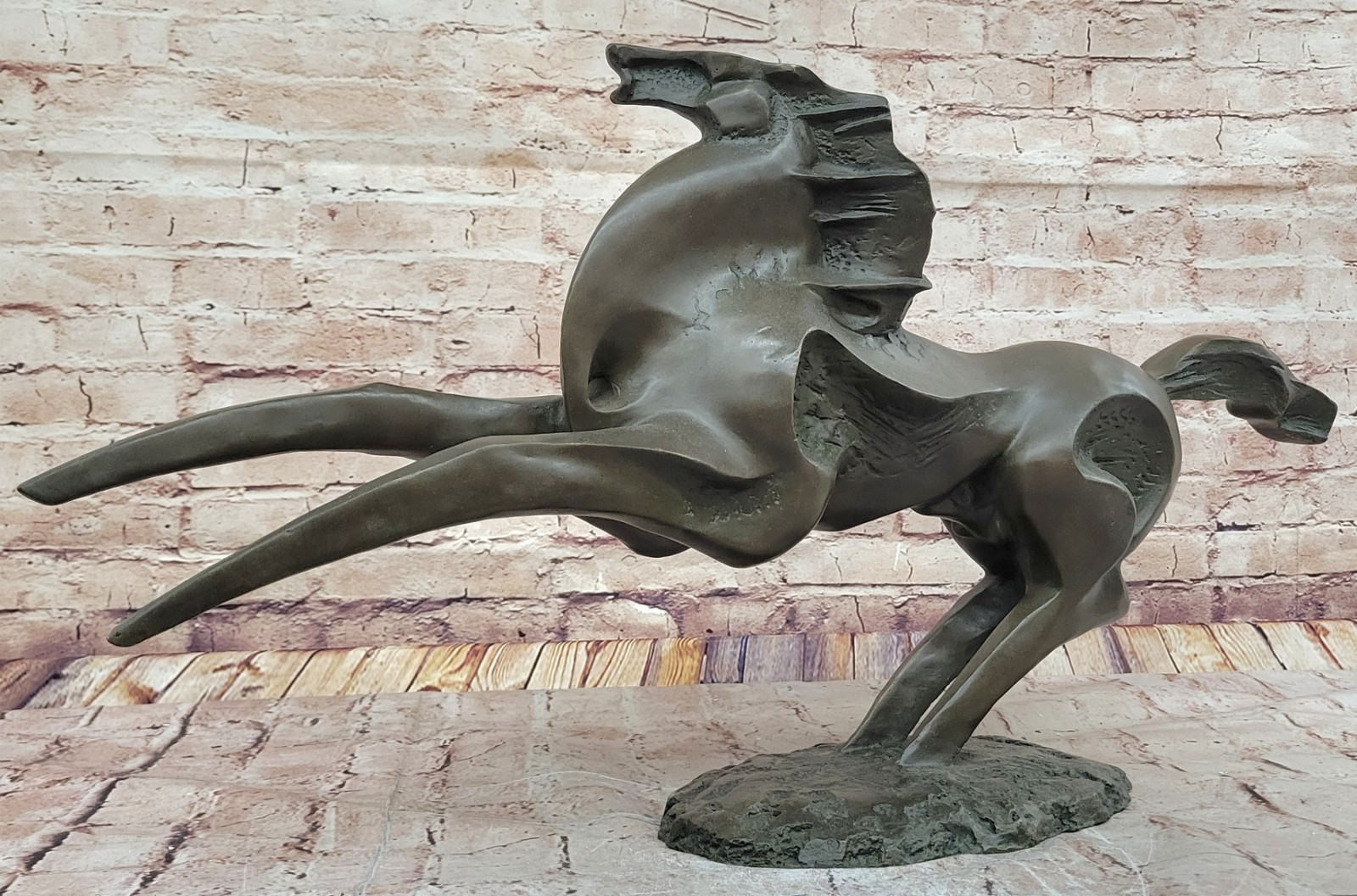 Extra Large Modern Horse Bronze Statue Stallion Sculpture for Home  Office