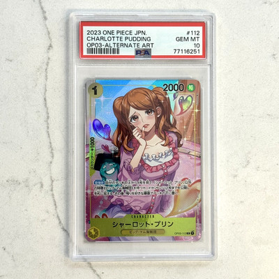 2023 One Piece CHARLOTTE PUDDING #OP03-112 Japanese Alt Alternate