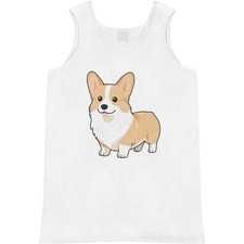 'Kawaii Pembroke Welsh Corgi' Adult Vest / Tank Top AV060625