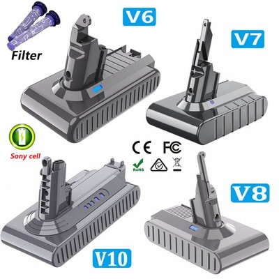 Battery For Dyson V7/V6/V10/V8 battery Absolute Vacuum Cleaner Sony cell Battery