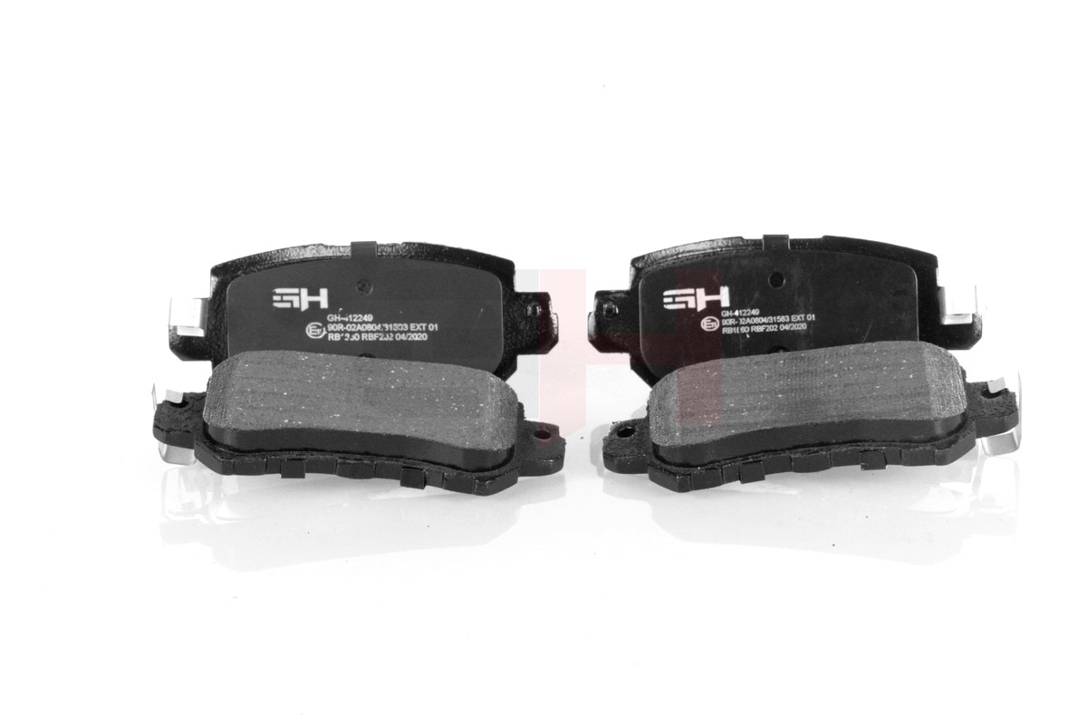 Fits AUTO-GH GH-412249 BRAKE PADS REAR