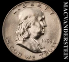 1953-D Franklin Half Dollar- FBL- Choice Gem Brilliant Unc++ Luster #K595