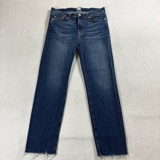 Edwin Raw Hem Straight Jeans Women 28 Fits Li...