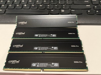 128GB Crucial Pro 32GB DDR4-3200 UDIMM DDR4 Pro Desktop RAM Memory (4x32GB)