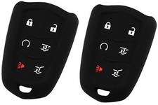 KeyGuardz Keyless Entry Remote Car Smart Key Fob Shell Cover Soft Rubber Black