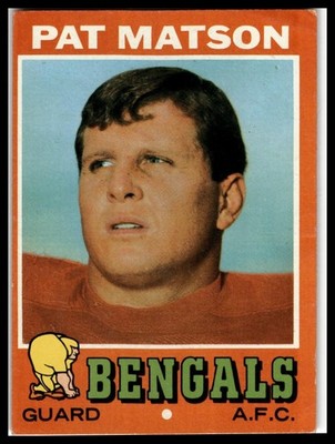 1971 Topps #72 Pat Matson