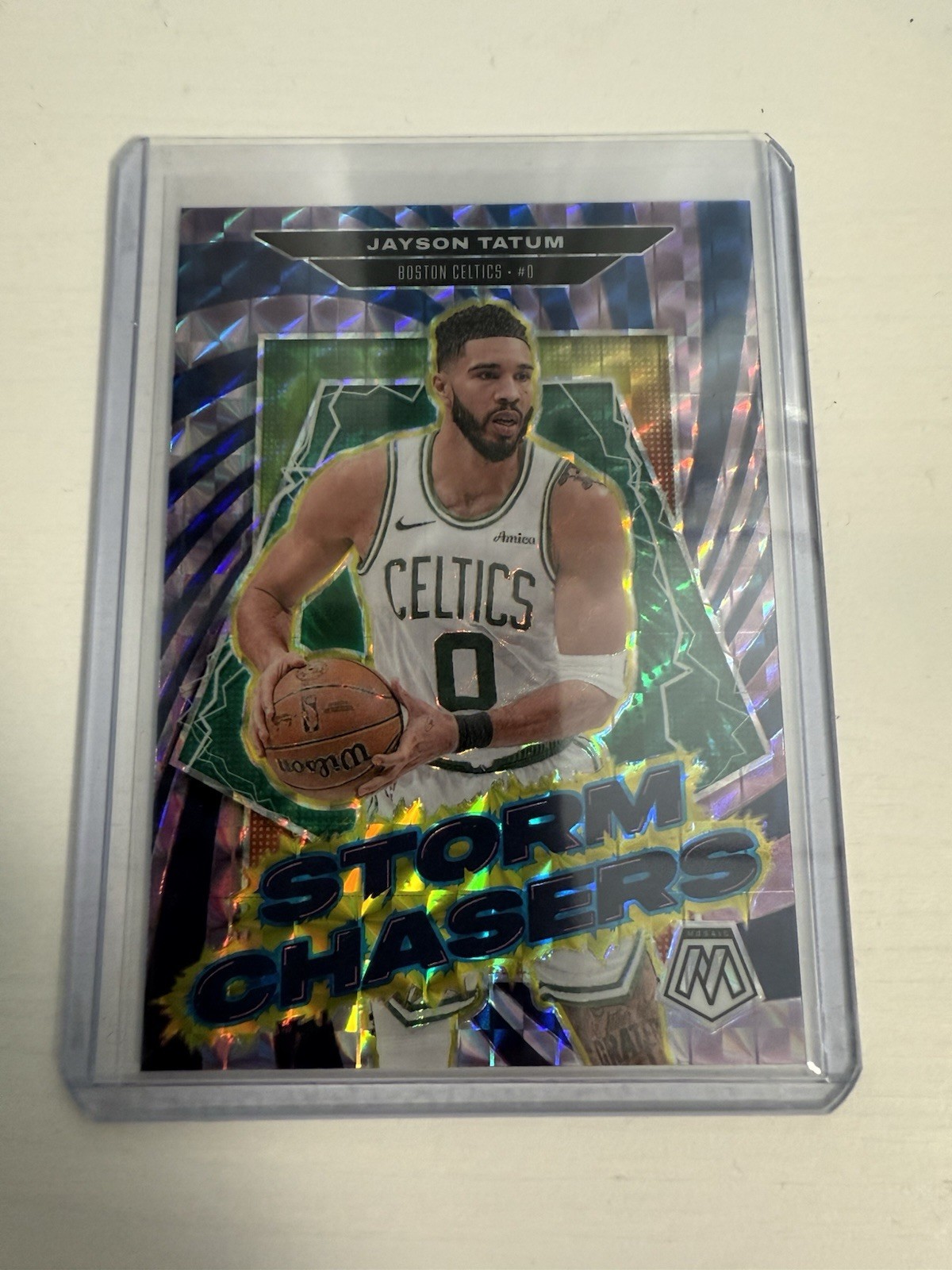 2024-25 Panini Mosaic Jayson Tatum #9 Storm Chasers