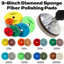 Tampone lucidante spugna granito marmo terrazzo pad calcestruzzo disco rettifica 3-8"