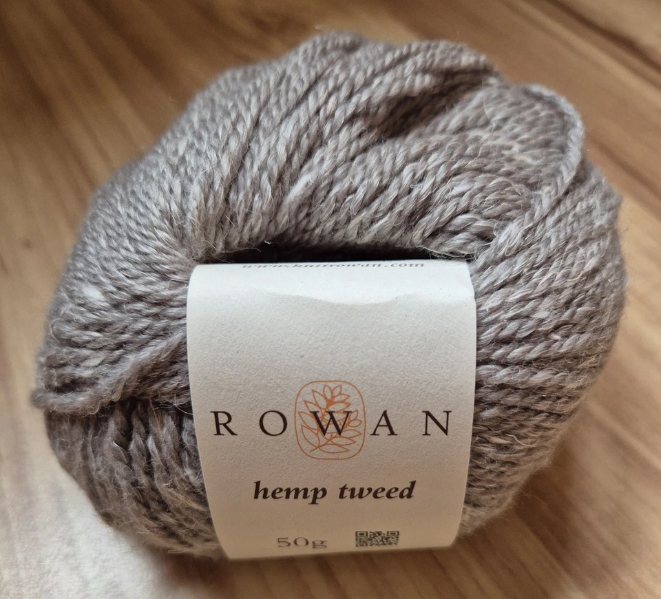 10 Knäuel Rowan Hemp Tweed Wolle - 500g - Fb 138 pumice/steingrau - Wolle/Hanf - Bild 3 von 4