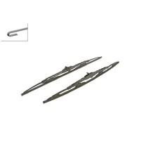 Bosch Scheibenwischer Set vorne 3397001582 99662890100 99662890101 | 22446741