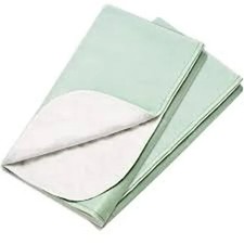 REUSABLE UNDERPAD Green Lot of 2 Heavy Duty 34x36 Washable Incontinence Bed Pad