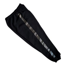 PINK Victoria s Secret Bling Rhinestone Sweatpants Size S Black Joggers Limited