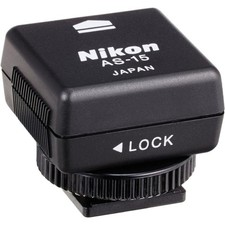 Nikon AS-15 Sync Terminal Adapter Hot Shoe to PC 