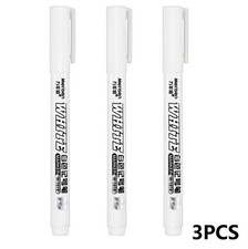 3 pcs White Waterproof Permanent Paint Marker Pens for Metal Wood Fabric**