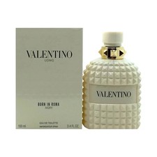 NEW VALENTINO UOMO BORN IN ROMA IVORY EDT SPRAY FOR MEN 3.4 Oz / 100 ml.