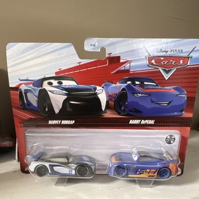 Mattel Disney Pixar Cars Harvey Rodcap & Barry DePedal Diecast Metal Car 1:55
