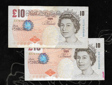 PAIR #  £ 10 # BANK OF ENGLAND # ANDREW BAILEY