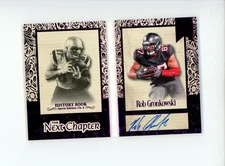 2025 Leaf History Book Rob Gronkowski #NC-RG1 The Next Chapter Booklet Auto 2/10