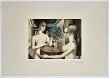 Paul Delvaux, Etching, Limited Edition