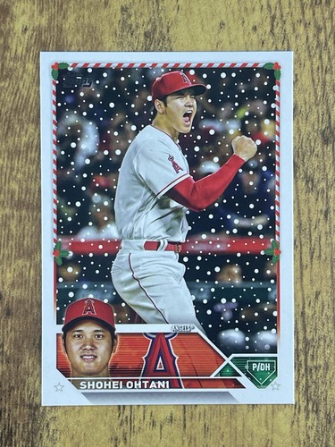 2023 Topps Holiday Shohei Ohtani Card #H17
