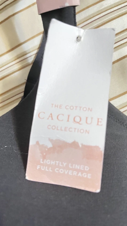 Sujetador Lane Bryant Cacique Talla 44DD Ligeramente Forrado Cobertura Completa Encaje Púrpura Nuevo Foto 2 de 4